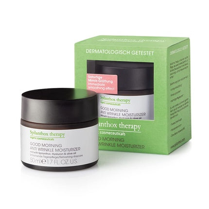 Cremă hidratantă facială anti-riduri Spilanthox Therapy Good Morning, 50ml, cutie verde