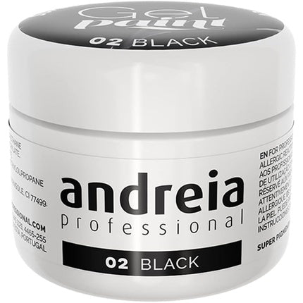 Gel pentru unghii, Andreia, 4g, negru