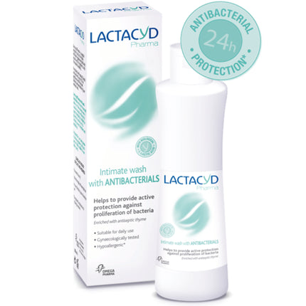 Gel intim, Perrigo Lactacyd, antibacterian, alb