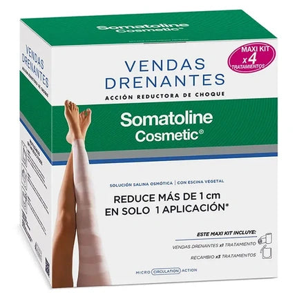Set de benzi drenante Somatoline, unisex, 4 tratamente