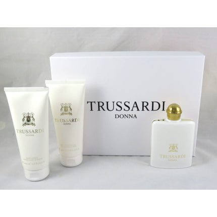Set Parfum Trussardi Donna Alb, 100ml + 200ml + 200ml