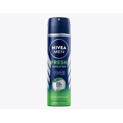 NIVEA MEN Fresh Sensation Antiperspirant Deodorant Spray, 150ml, Albastru