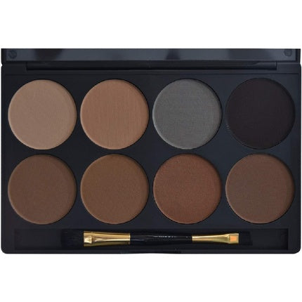 Paletă Farduri, Christian Faye, 8 Culori, Negru/Taupe