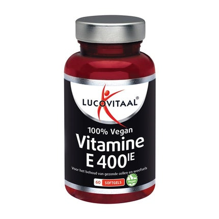 Lucovitaal Vitamina E 400 IE, Vegan, Softgel, Culoare Roșie