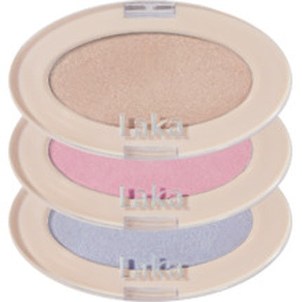 Laka Dream Beam Highlighter - 02 Pink Beam, pudră de luminat roz pal