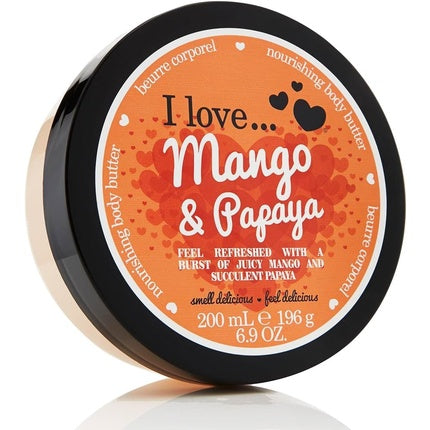I Love Mango & Papaya Butter Corporel, 200 ml