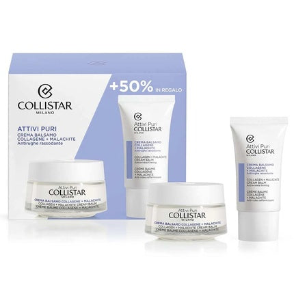 Set cosmetice Collistar Activi Puri, Cremo-balsam Malachit, Gelatinos
