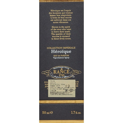 Parfum Rancé 1795 Héroïque, 50ml, sticlă decorativă