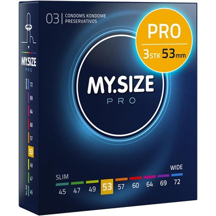Prezervative, My.Size, PRO 53mm, 3 bucăți