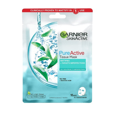Masca pentru ten, Garnier, Pure Tea Tree, 40ml
