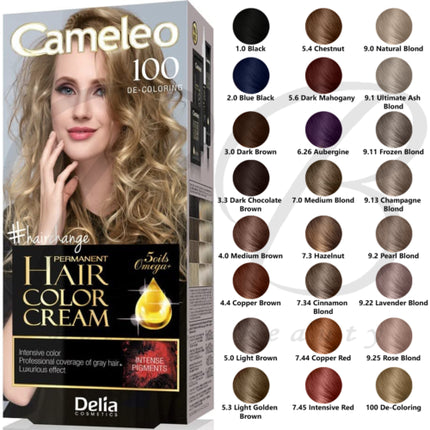 Vopsea păr, Delia Cosmetics, Cameleo, blond