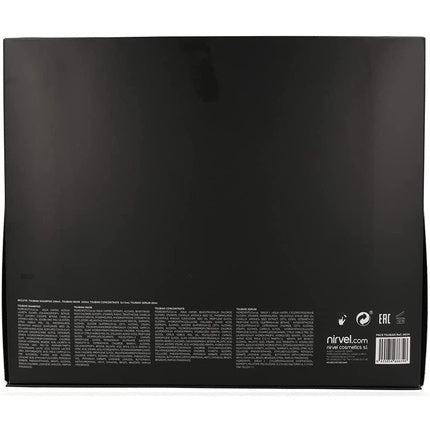 Nirvel Tsubaki Ultra Black Pack Program, Set colorare păr negru, 970g
