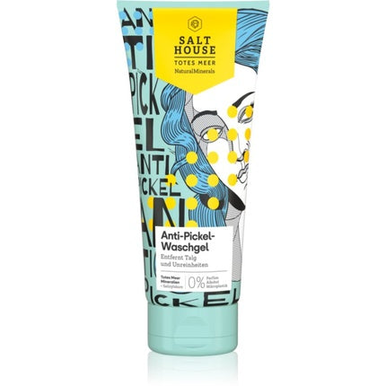 Gel de curățare antipimples Salt House, minerale naturale, 250 ml