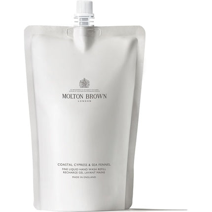 Săpun lichid pentru mâini, Molton Brown, Coastal Cypress & Sea Fennel, Refill 400ml