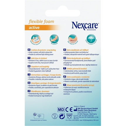 Bandaje Nexcare Active Flexible Foam, asortate, 30 buc