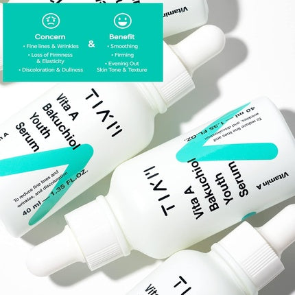 Serum Facial Vitamina A, Tia'm Vita A Bakuchiol Youth Intense Firming, 40 ml