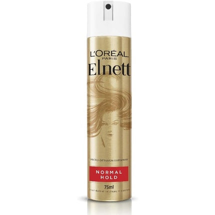 Spray de par fixant, L'Oréal Paris Elnett Normal Hold, auriu, 75ml