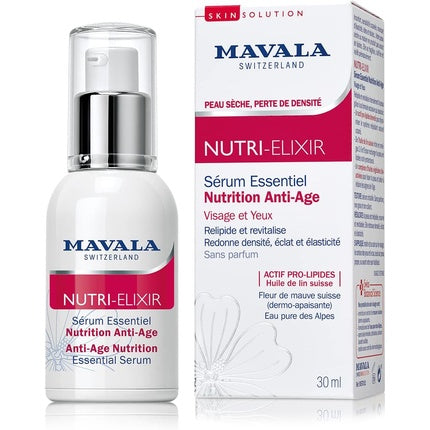 Serum Anti-Age Mavala Nutri-Elixir Soluție de Nutriție 30ml
