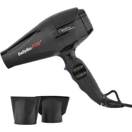 Uscător de păr Babyliss Pro Caruso BAB6510IE, negru, cu tehnologie ion