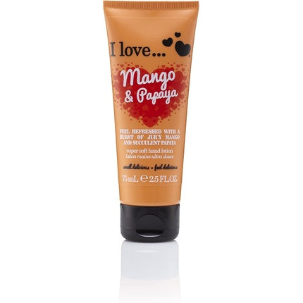 Loțiune de Mâini I Love Originals Mango & Papaya, 75 ml