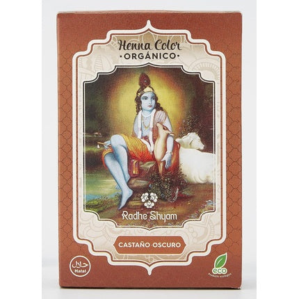Vopsea de păr, Henna Radhe Shyam, Permanent, 100g