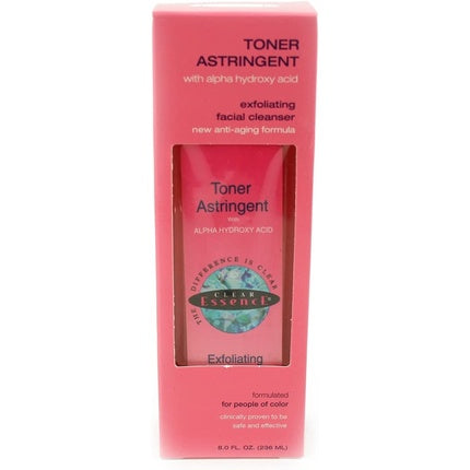 Toner astringent Clear Essence cu acid alpha-hidroxilic, 236ml