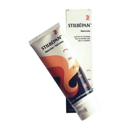 Stilbepan Hair Cream, 150g, design portocaliu și albastru