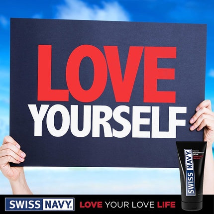 Cremă lubrifiantă, Swiss Navy, Premium, negru