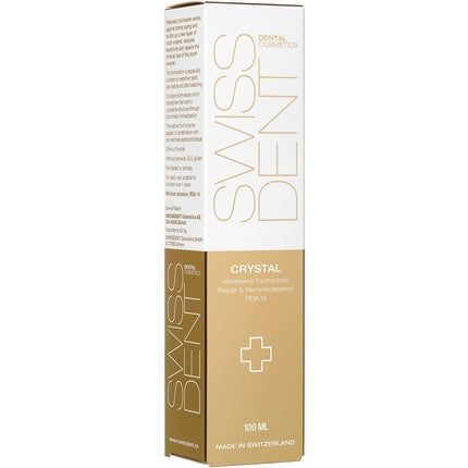 Pastă de dinți Swissdent Crystal Repair & Whitening, 100ml