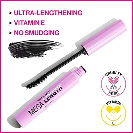 Mascara Wetn Wild Mega Length, negru foarte intens