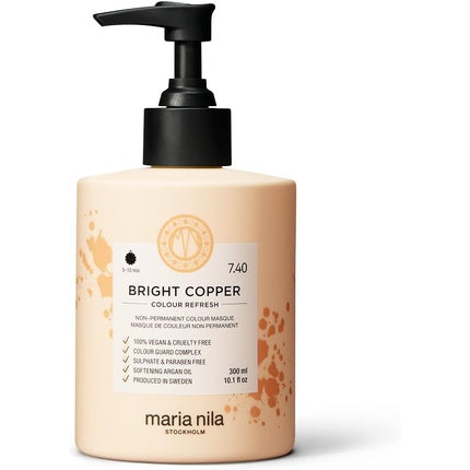Masca pentru par, Maria Nila, Colour Refresh, Cupru intens, 300ml