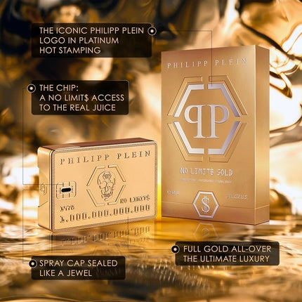 Parfum, Philipp Plein, No Limits Gold EdP, 50ml