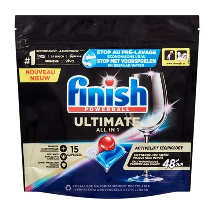 Tablete pentru masina de spalat vase Finish Powerball Ultimate All in 1, 48 buc