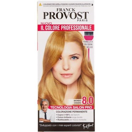 Vopsea de păr permanentă Franck Provost 8.0 Blond deschis