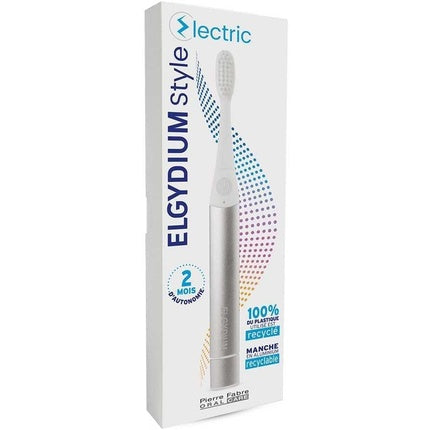 Periuță de dinți electrică Elgydium Style - Argintie, 2 luni autonomie