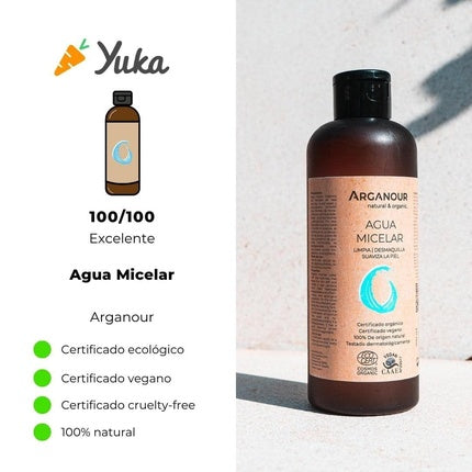 Apă micelară Arganour, 250 ml, pentru față