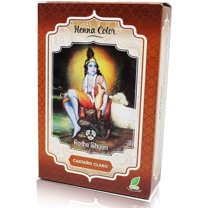 Vopsea de păr, Henna Radhe Shyam, permanentă, 100g