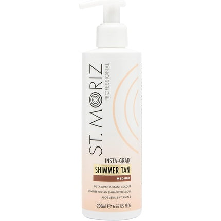 Loțiune autobronzantă, St. Moriz, 200 ml, cu sclipici
