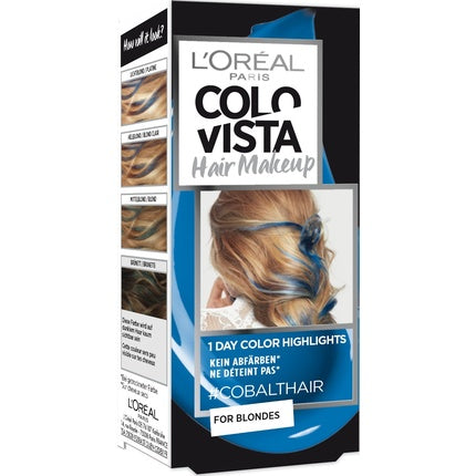 Spray pentru păr, L'Oréal Paris Colovista Hair Makeup, Culoare Cobalt