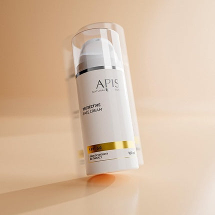 Cremă protectoare, Apis, SPF 50, uleiuri naturale, 100ml