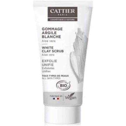 Exfoliant facial Cattier cu argilă albă, 30 ml
