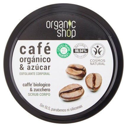 Scrub de corp, Organic Shop, Brazilian Coffee, 300g