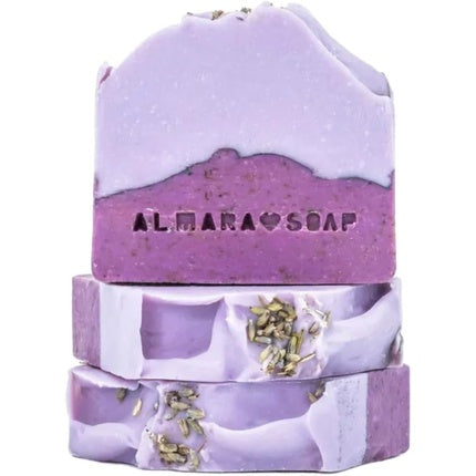 Săpun solid Almara Soap, model Lilac Lavender Fields, mov, 100g