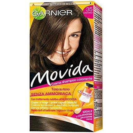 Vopsea de păr, Garnier, Movida 35, maro mediu