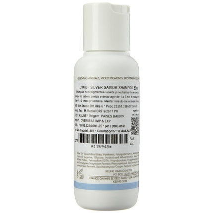Șampon Keune Care Silver Savior, 80ml, alb