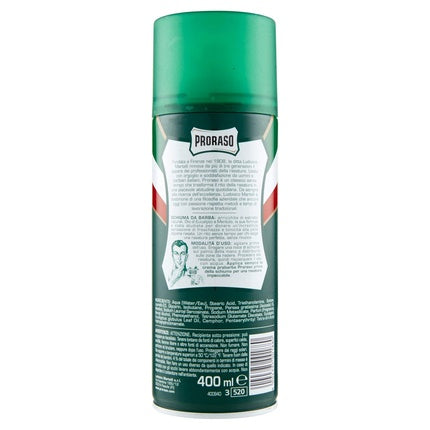 Spumă de Ras, Proraso, Green, 400 ml