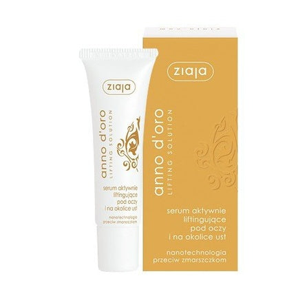 Ser lifting ochi și buze, Ziaja, Anno d'oro, 30ml