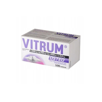 Supliment Vitamino-Mineral Vitrum Osteo, 100 tablete