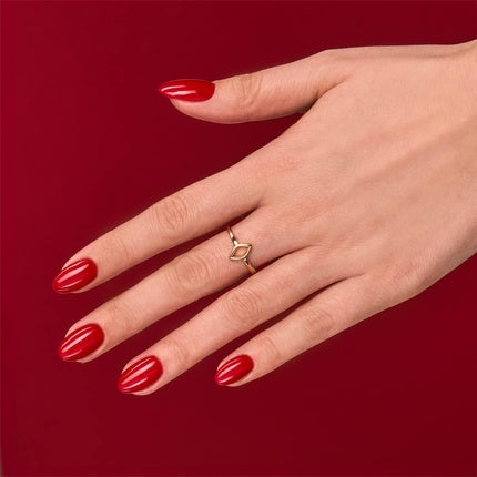 Semilac My Love UV Hybrid Nail Polish 7ml, Culoare Roșie cu sclipici