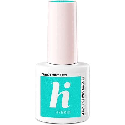 Hibrid UV Gel pentru unghii, Hi Hybrid, 353 Fresh Mint, 5ml, culoare verde mentă